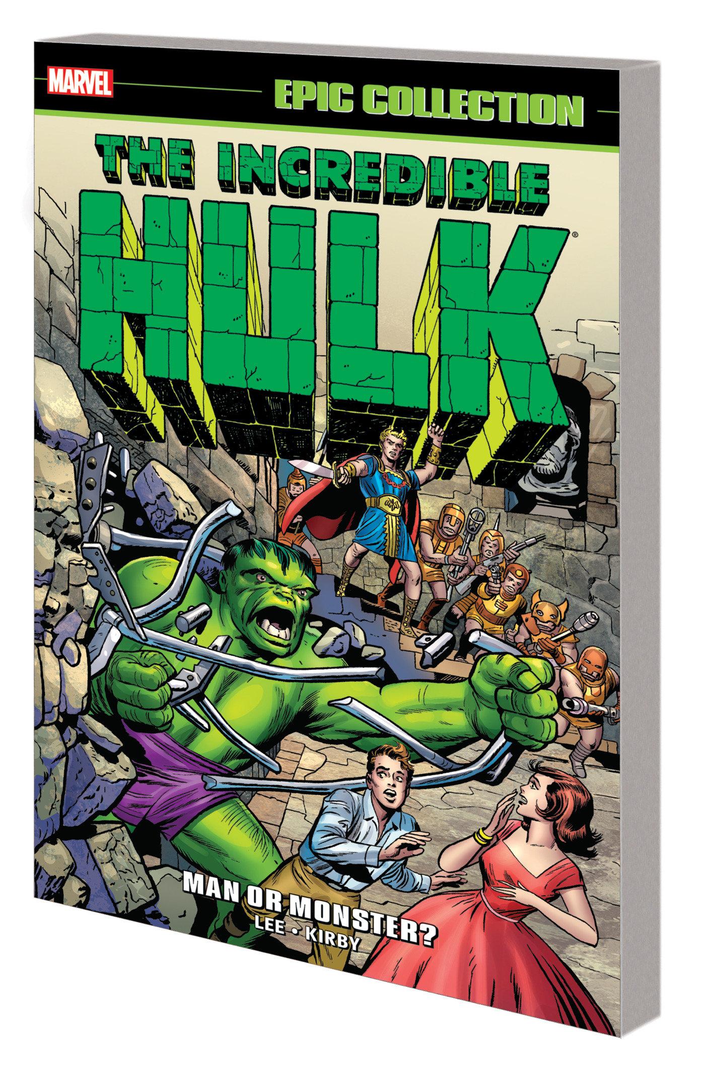 Vorderes Coverbild Incredible Hulk Epic Collection: Man or Monster?