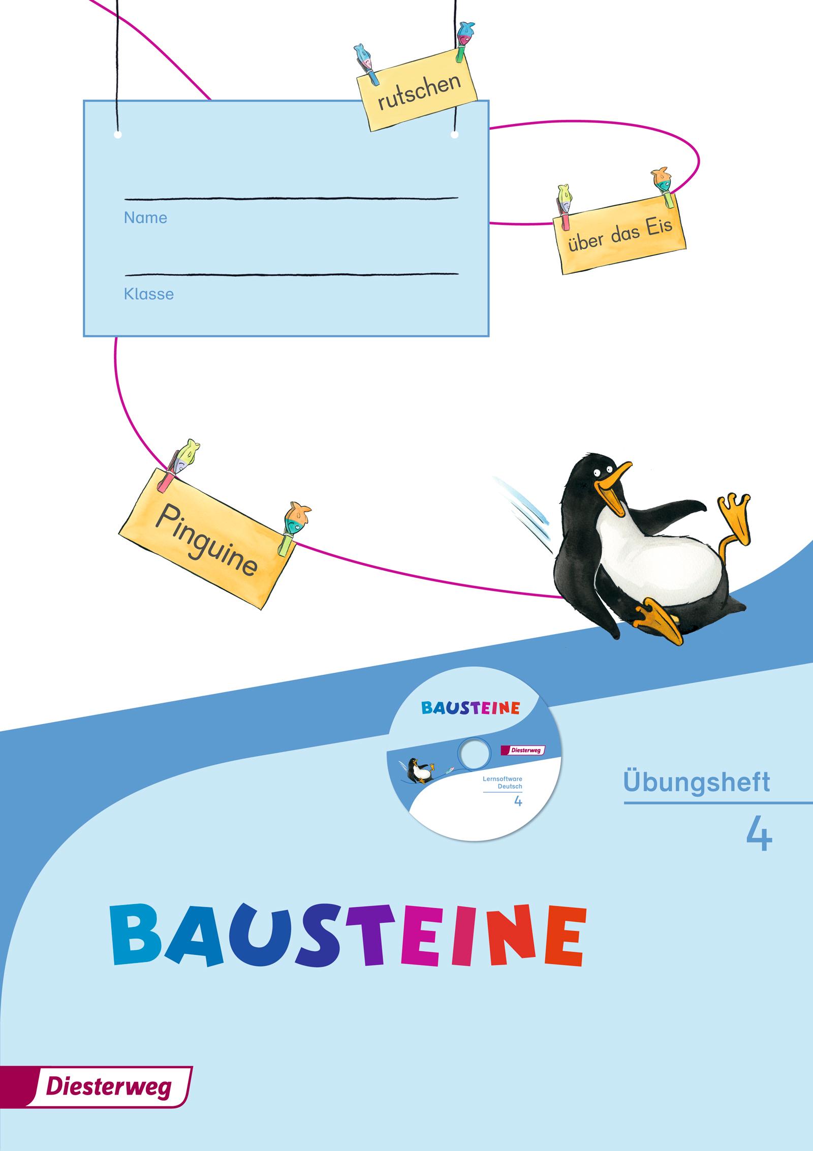 Vorderes Coverbild BAUSTEINE Sprachbuch 4. Übungsheft mit Lernsoftware- Ausgabe 2014
