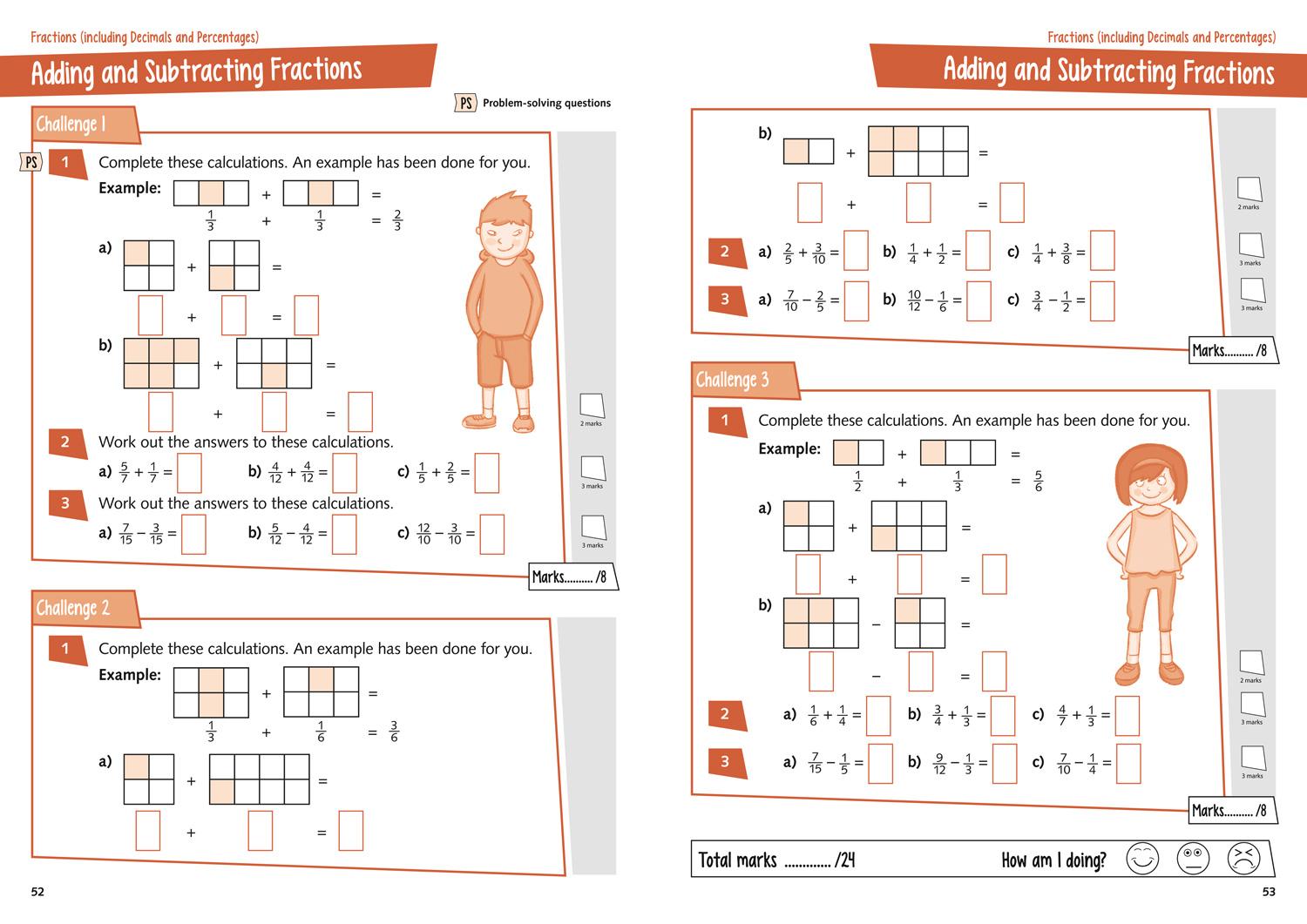 Beispielinhalt (Bild) Collins Ks2 Sats Revision and Practice - New 2014 Curriculum - Year 6 Maths Targeted Practice Workbook