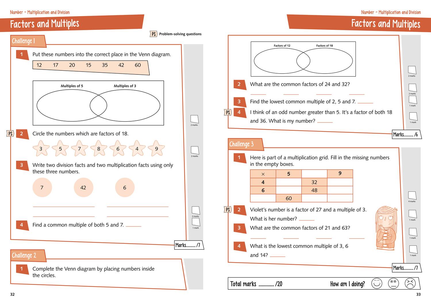 Beispielinhalt (Bild) Collins Ks2 Sats Revision and Practice - New 2014 Curriculum - Year 6 Maths Targeted Practice Workbook