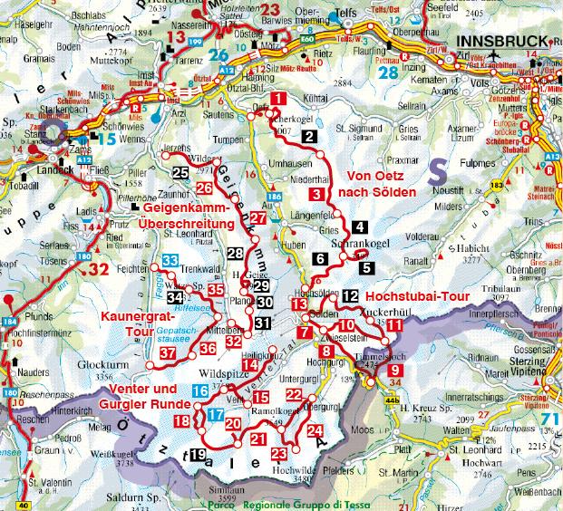 Beispielinhalt (Bild) Trekking im Ötztal - Pitztal