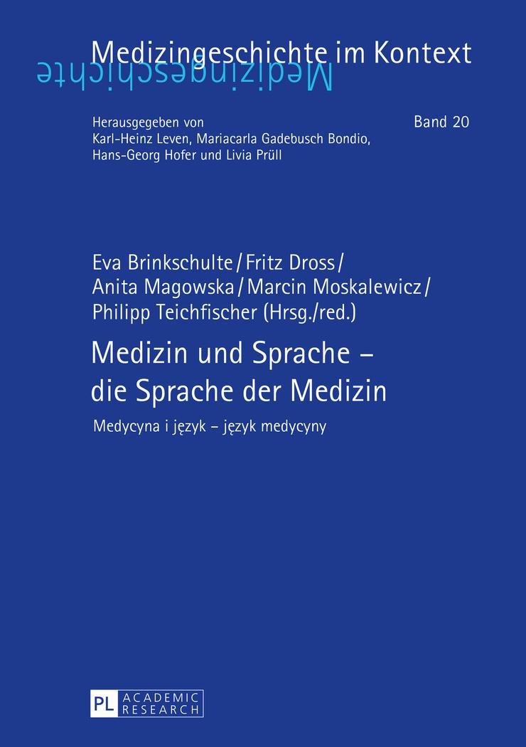 Vorderes Coverbild Medizin und Sprache - die Sprache der Medizin