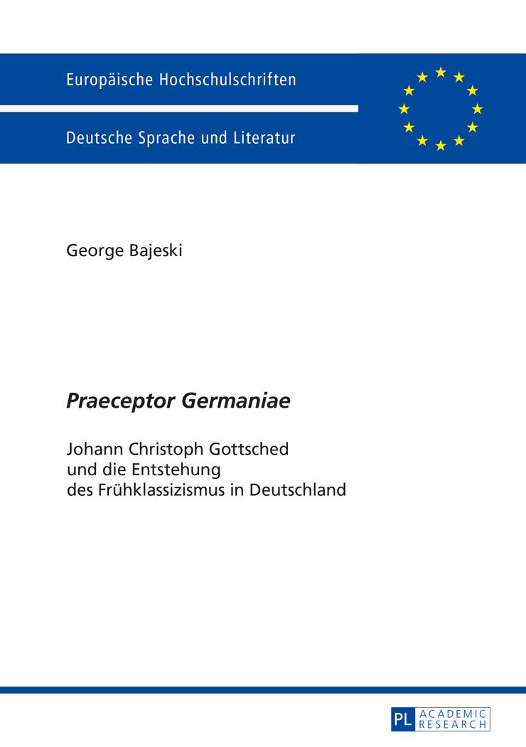 Vorderes Coverbild «Praeceptor Germaniae»