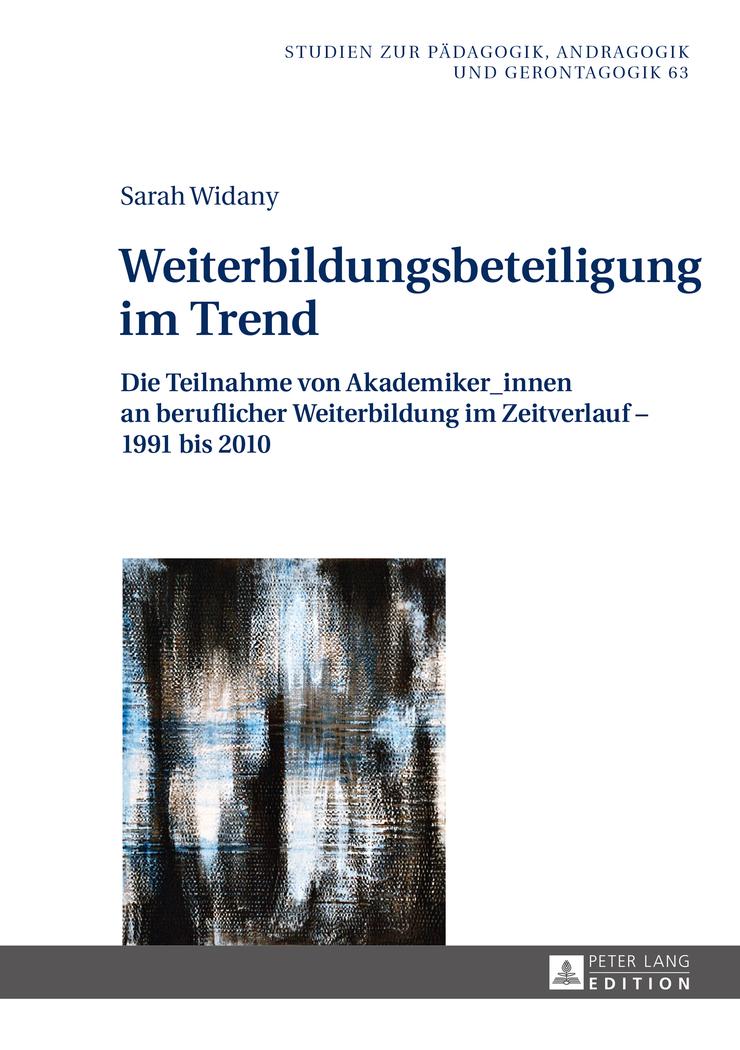 Vorderes Coverbild Weiterbildungsbeteiligung im Trend