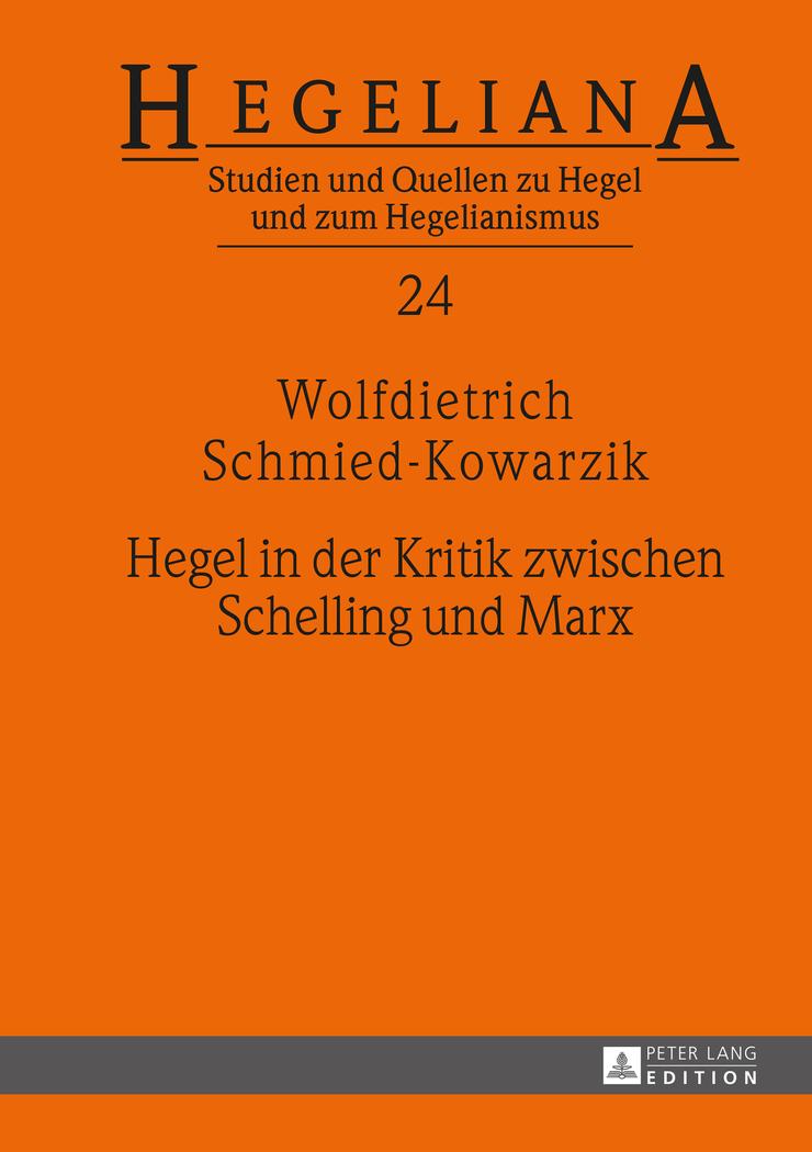 Vorderes Coverbild Hegel in der Kritik zwischen Schelling und Marx