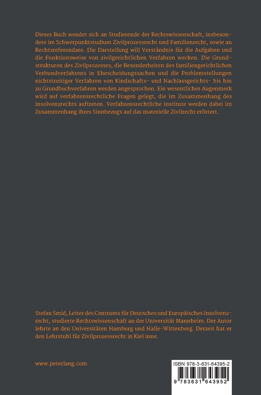 Rückseitencover Zivilgerichtliche Verfahren