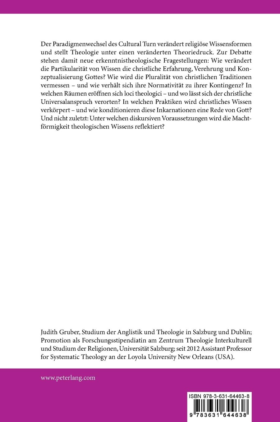 Rückseitencover Theologie im Cultural Turn
