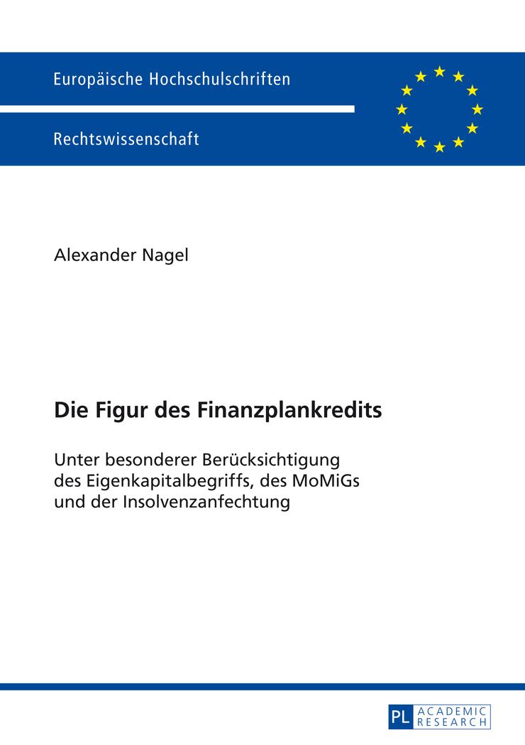 Vorderes Coverbild Die Figur des Finanzplankredits