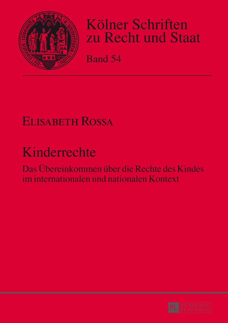 Vorderes Coverbild Kinderrechte