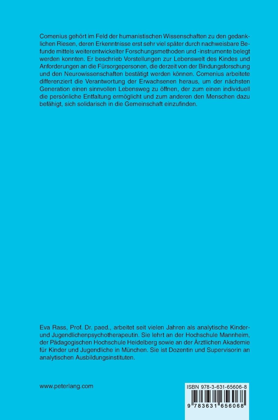 Rückseitencover Comenius: Seiner Zeit weit voraus...!