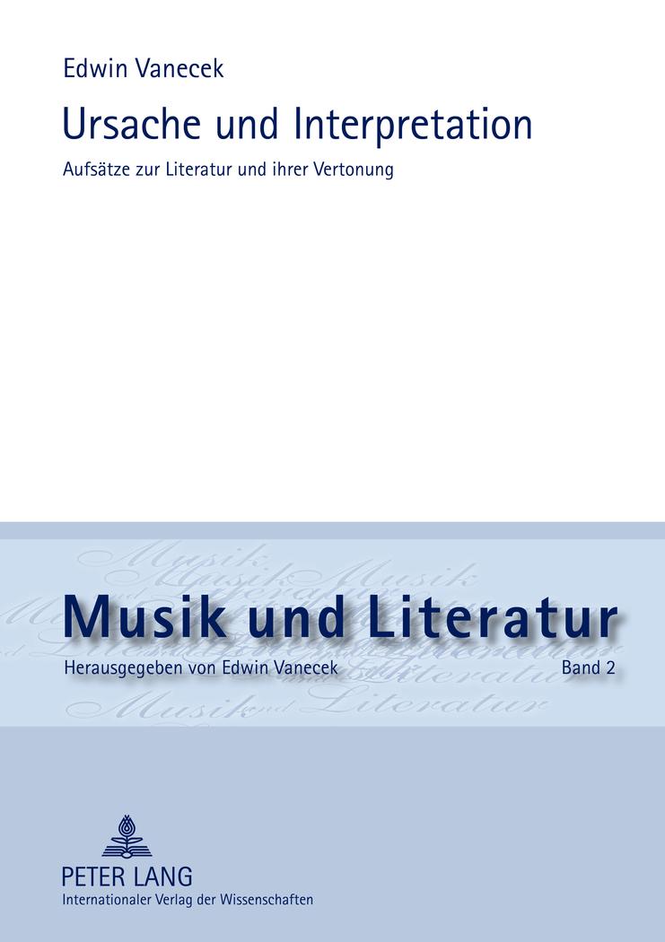 Vorderes Coverbild Ursache und Interpretation