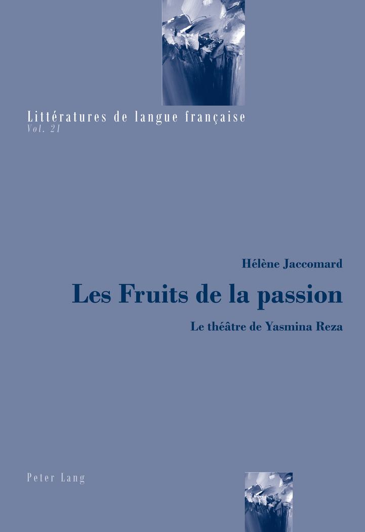 Vorderes Coverbild Les Fruits de la passion