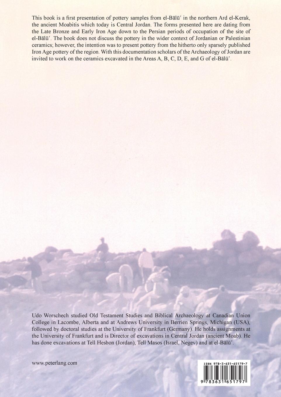 Rückseitencover Ceramics from el-B¿l¿'