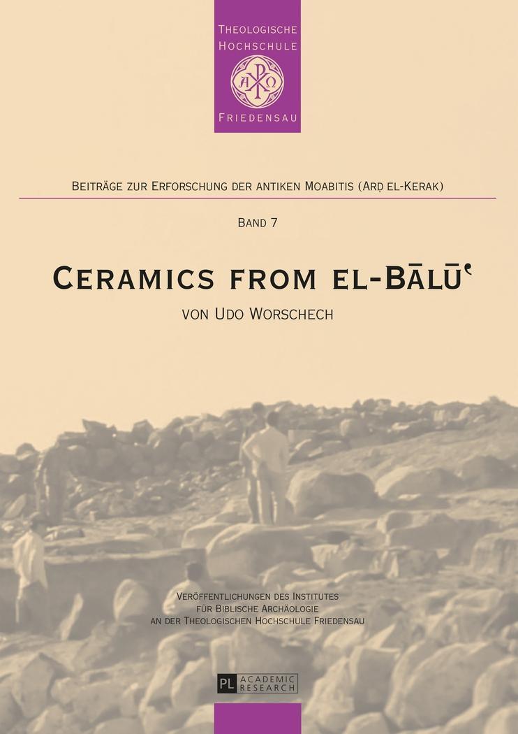 Vorderes Coverbild Ceramics from el-B¿l¿'
