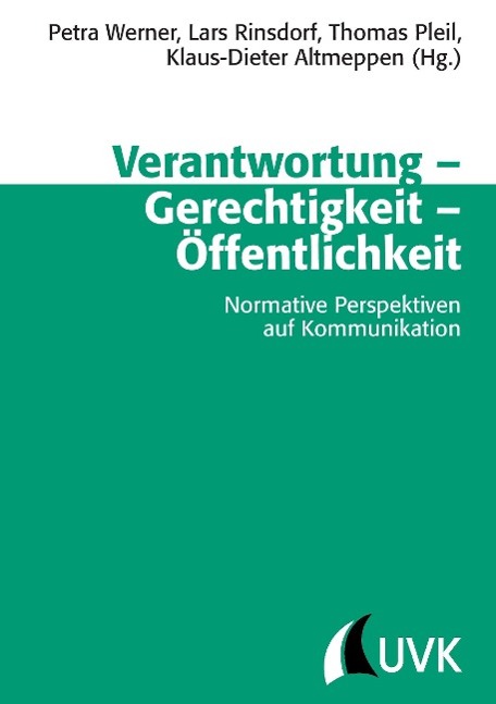 Vorderes Coverbild Verantwortung - Gerechtigkeit - Öffentlichkeit