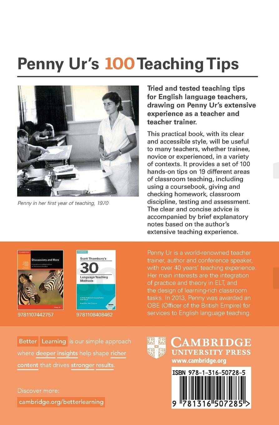 Rückseitencover Penny Ur's 100 Teaching Tips