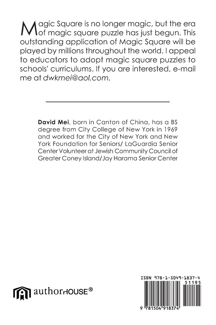 Rückseitencover Magic Square