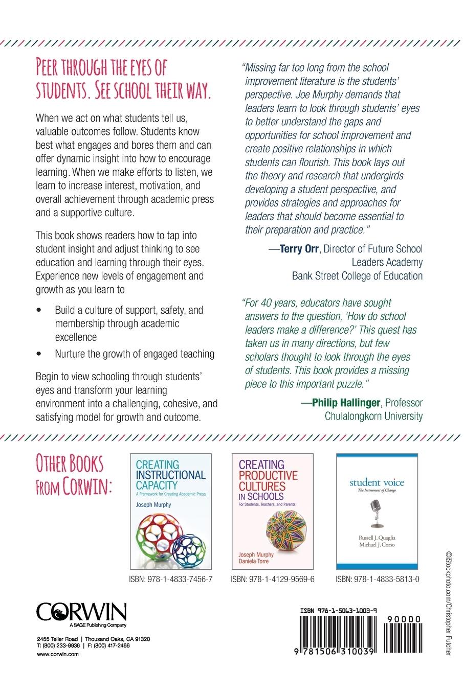 Rückseitencover Understanding Schooling Through the Eyes of Students