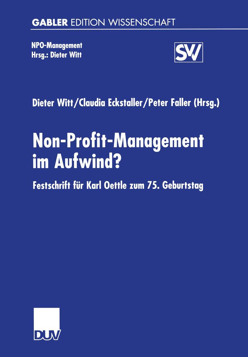 Vorderes Coverbild Non-Profit-Management im Aufwind?