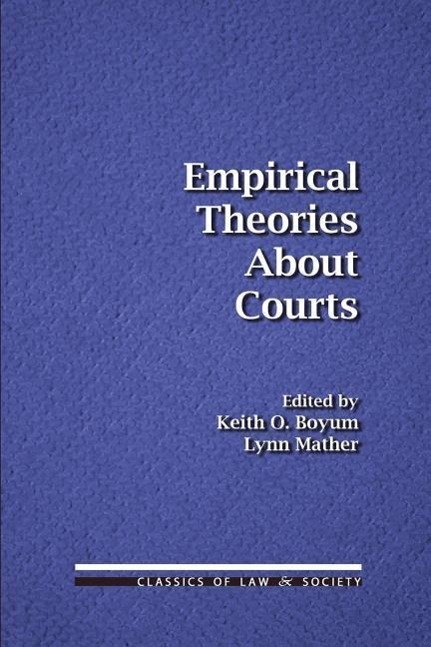 Vorderes Coverbild Empirical Theories About Courts
