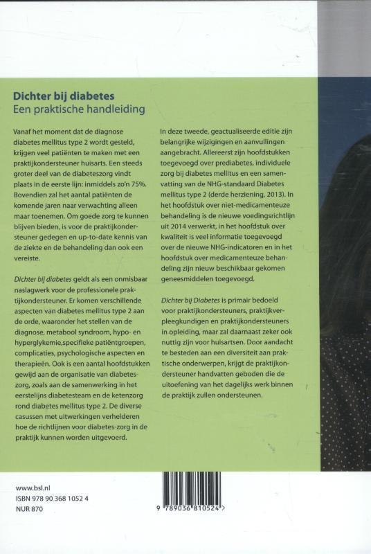 Rückseitencover Dichter bij diabetes
