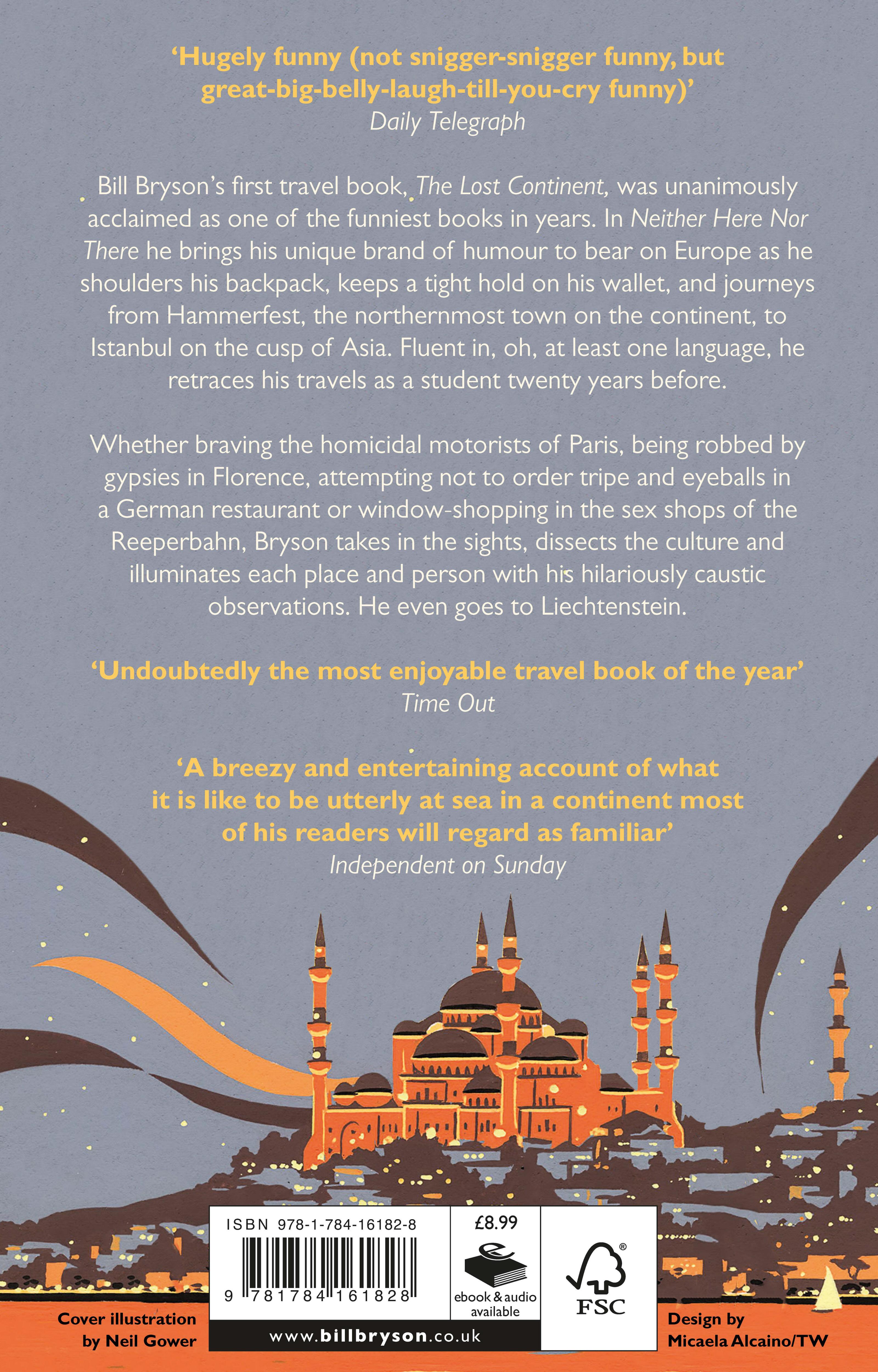 Rückseitencover Neither Here, Nor There