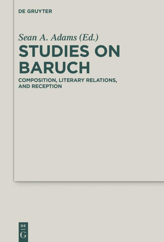Vorderes Coverbild Studies on Baruch