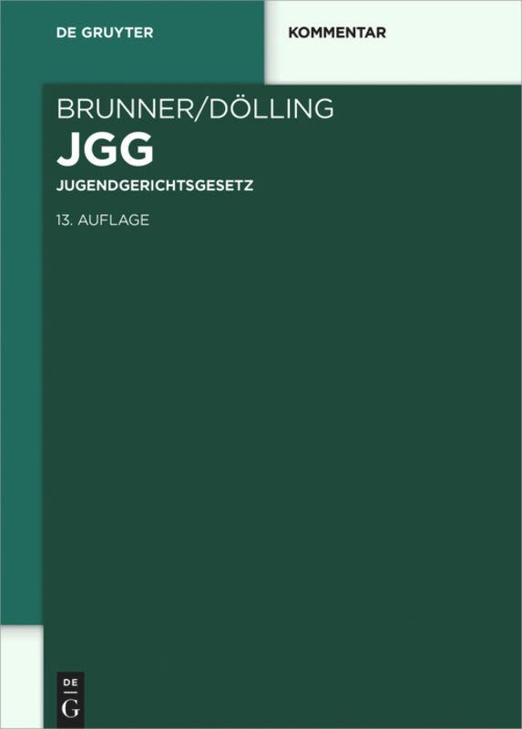 Vorderes Coverbild Jugendgerichtsgesetz
