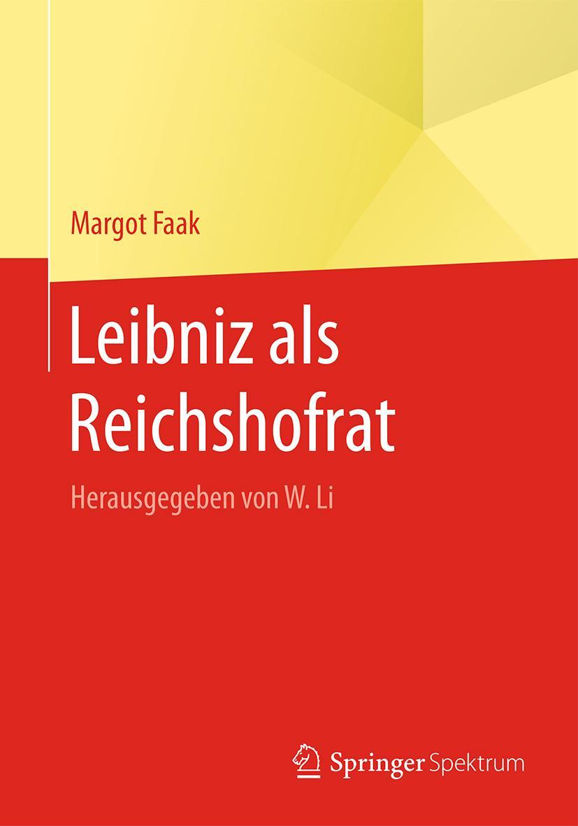 Vorderes Coverbild Leibniz als Reichshofrat