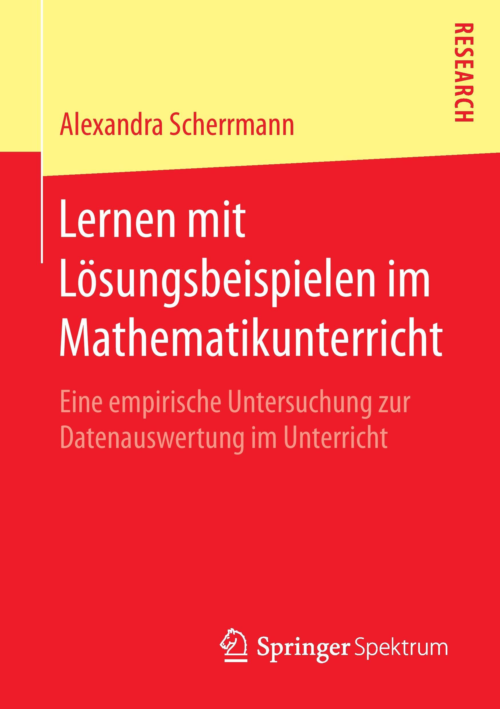Vorderes Coverbild Lernen mit Lösungsbeispielen im Mathematikunterricht