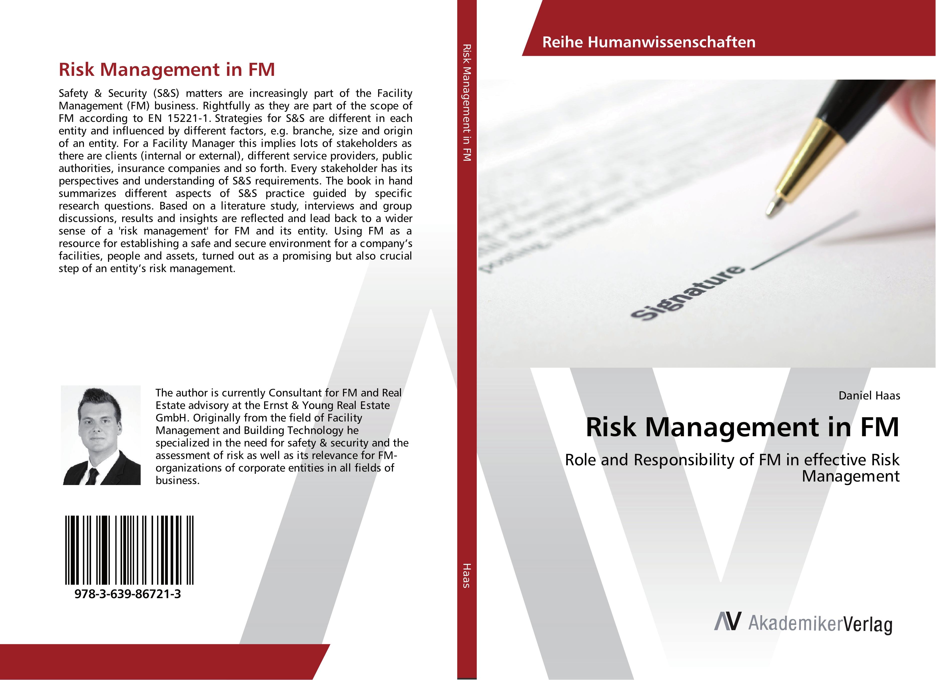 Vorderes Coverbild Risk Management in FM