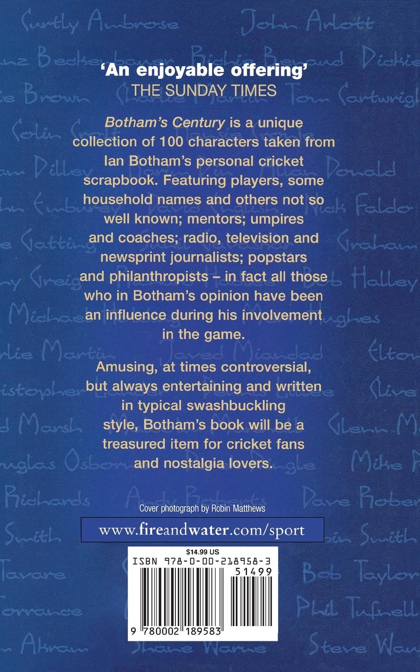 Rückseitencover Botham's Century
