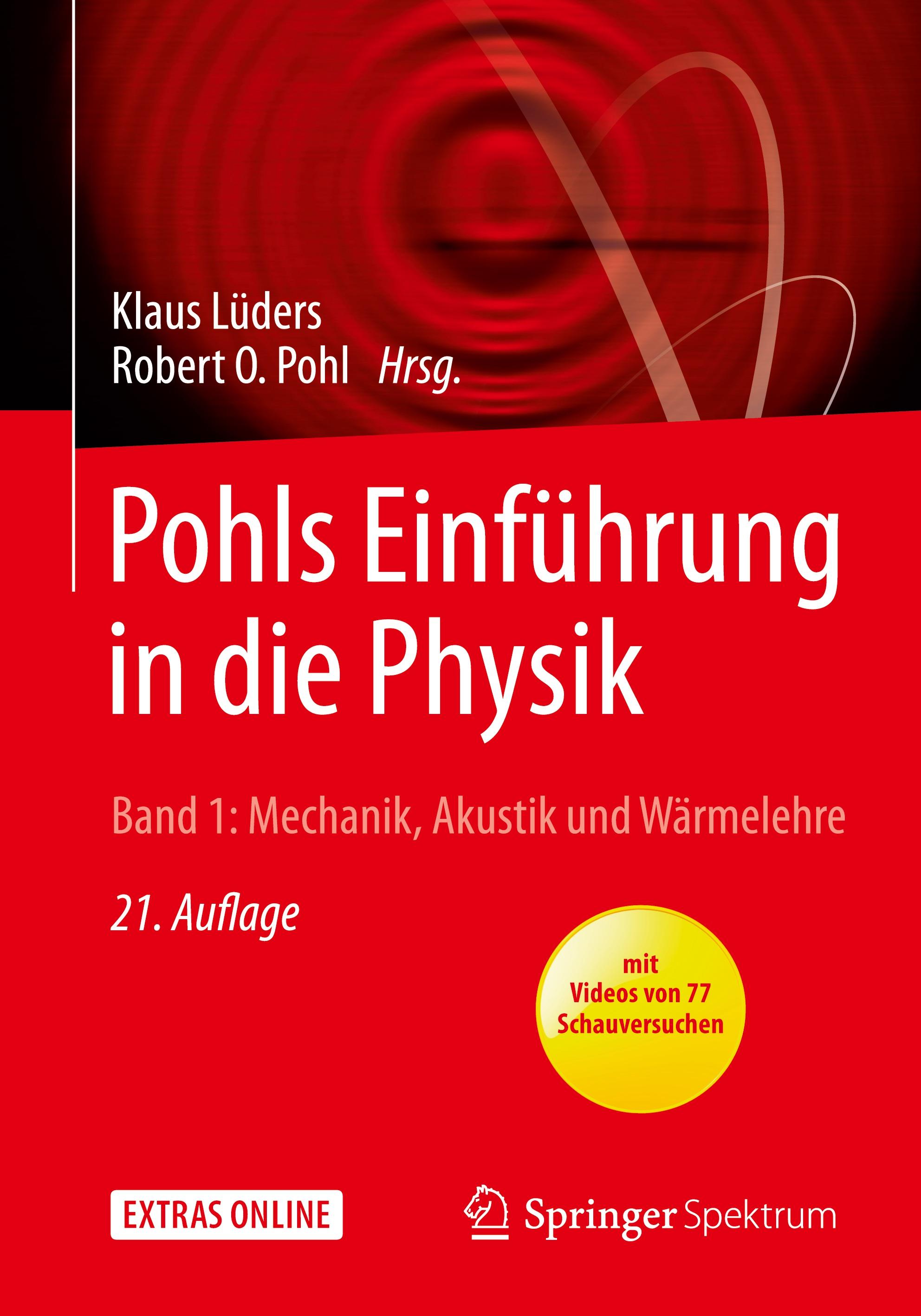 Vorderes Coverbild Pohls Einführung in die Physik