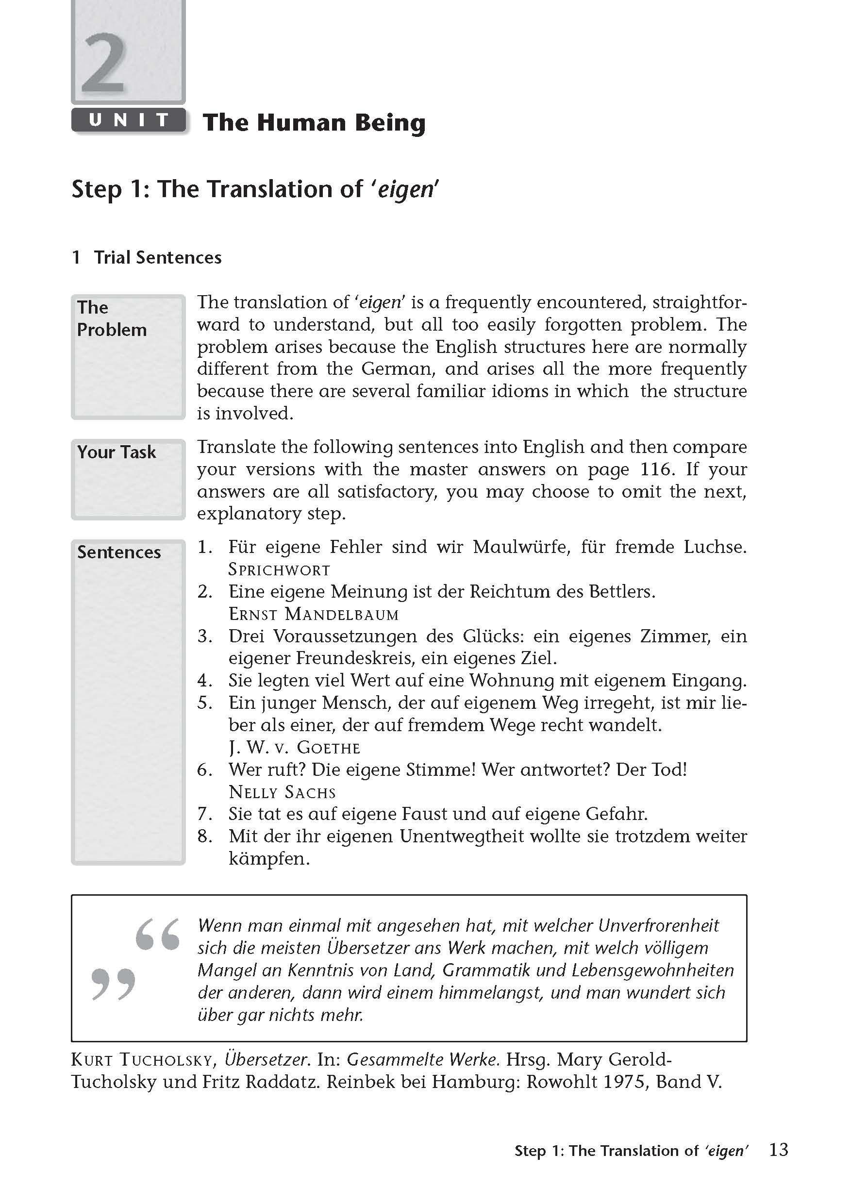 Beispielinhalt (Bild) Grundkurs Übersetzen Deutsch-Englisch