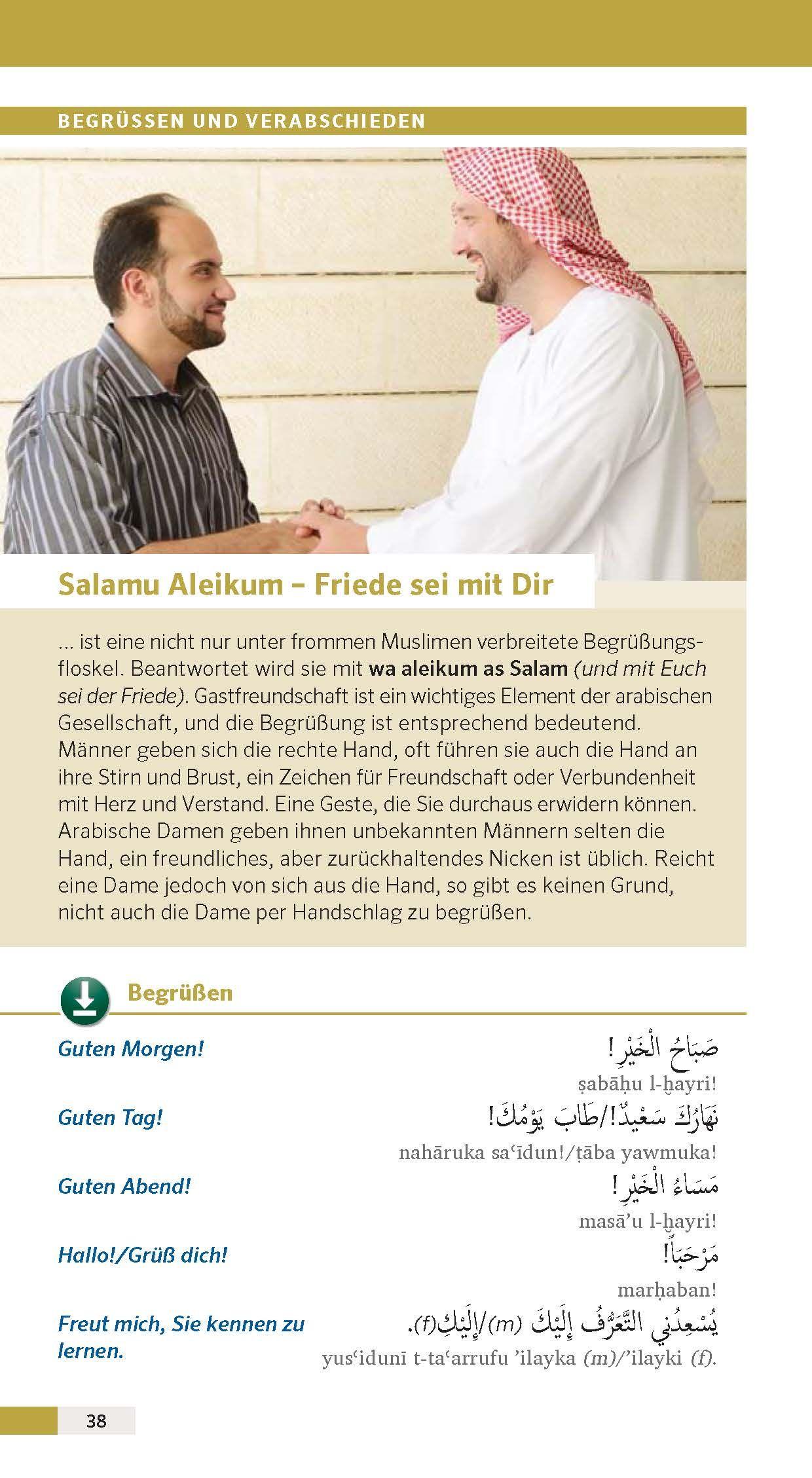 Beispielinhalt (Bild) PONS Reise-Sprachführer Arabisch