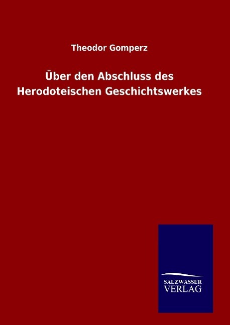 Vorderes Coverbild Über den Abschluss des Herodoteischen Geschichtswerkes