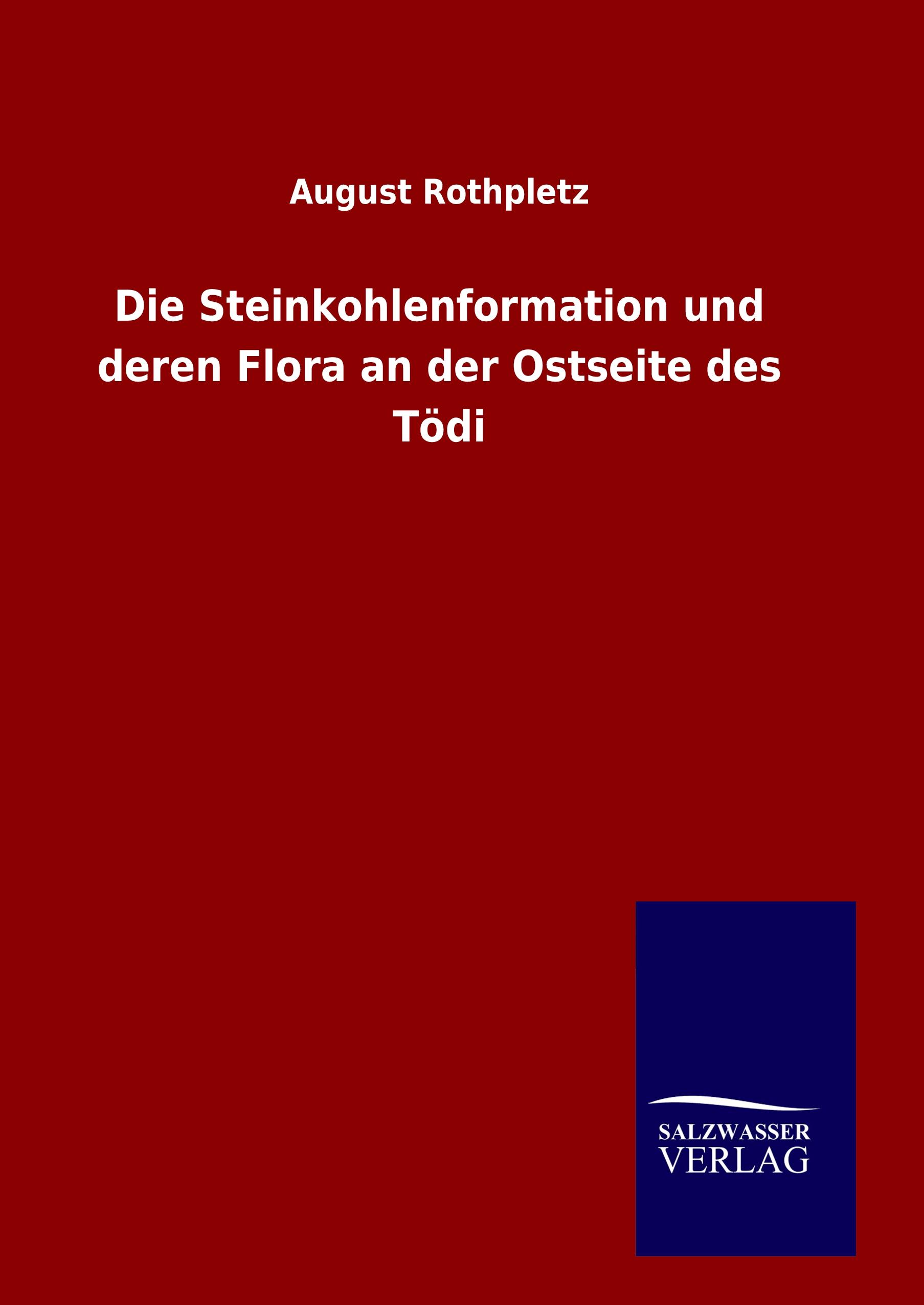 Vorderes Coverbild Die Steinkohlenformation und deren Flora an der Ostseite des Tödi