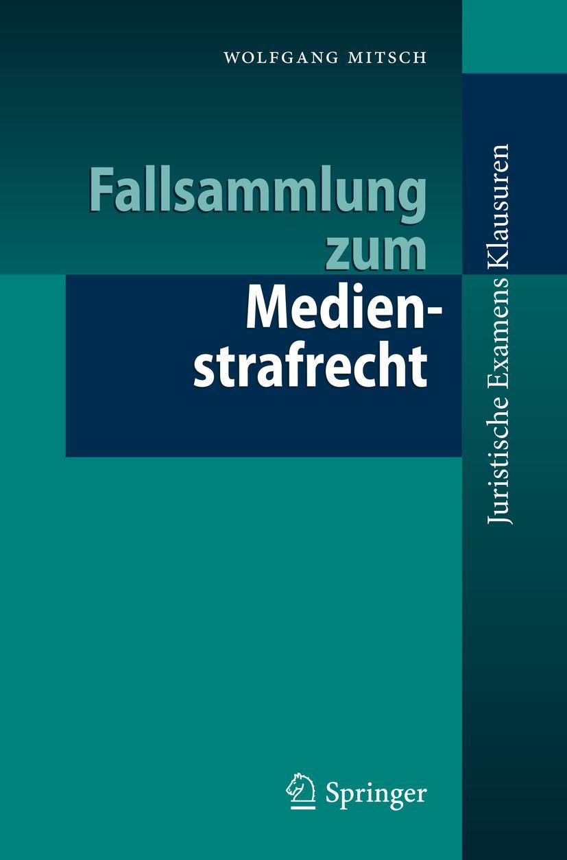 Vorderes Coverbild Fallsammlung zum Medienstrafrecht