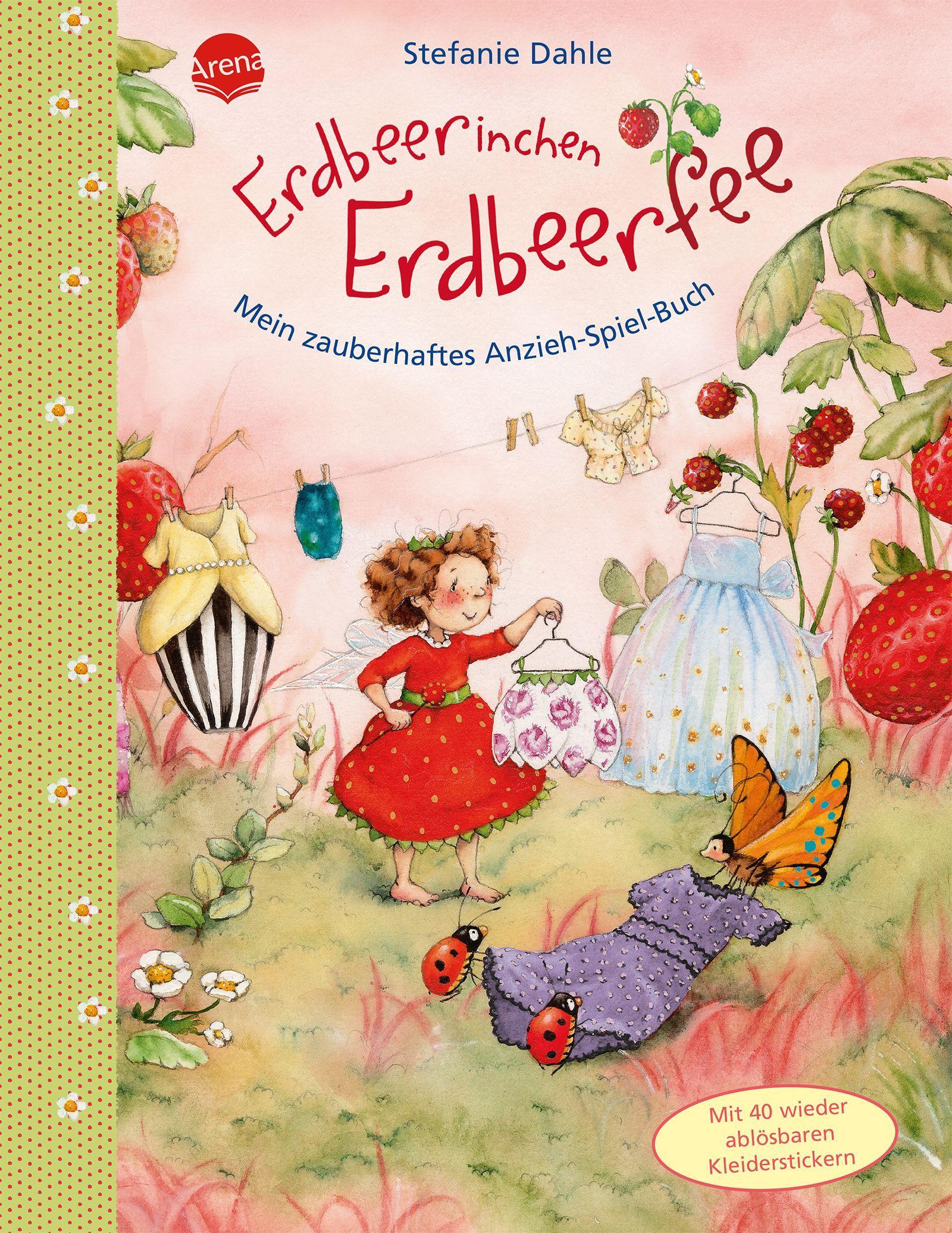 Vorderes Coverbild Erdbeerinchen Erdbeerfee. Mein zauberhaftes Anzieh-Spiel-Buch