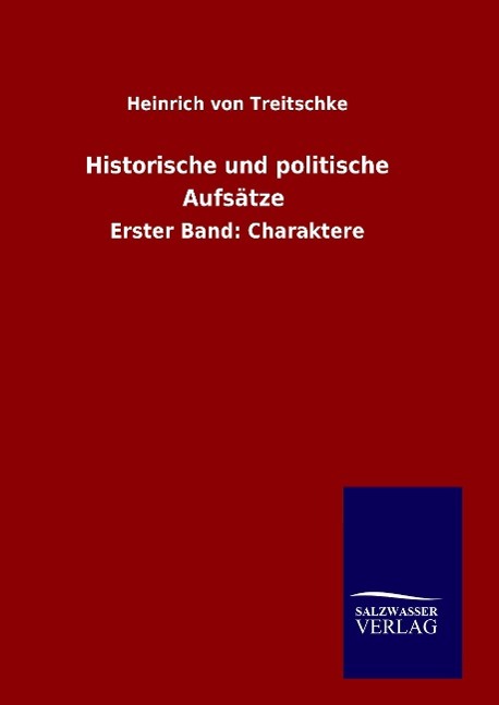 Vorderes Coverbild Historische und politische Aufsätze