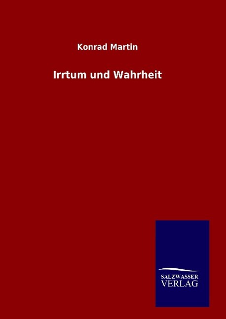 Vorderes Coverbild Irrtum und Wahrheit