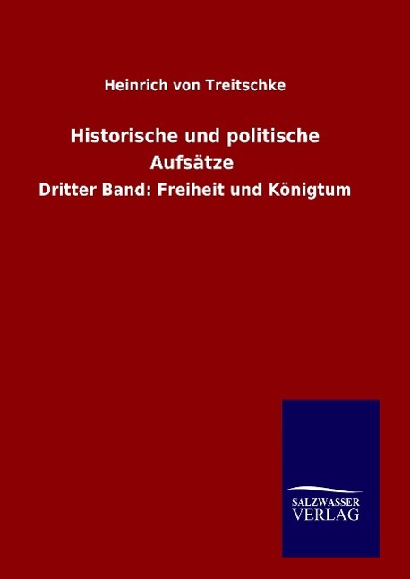 Vorderes Coverbild Historische und politische Aufsätze