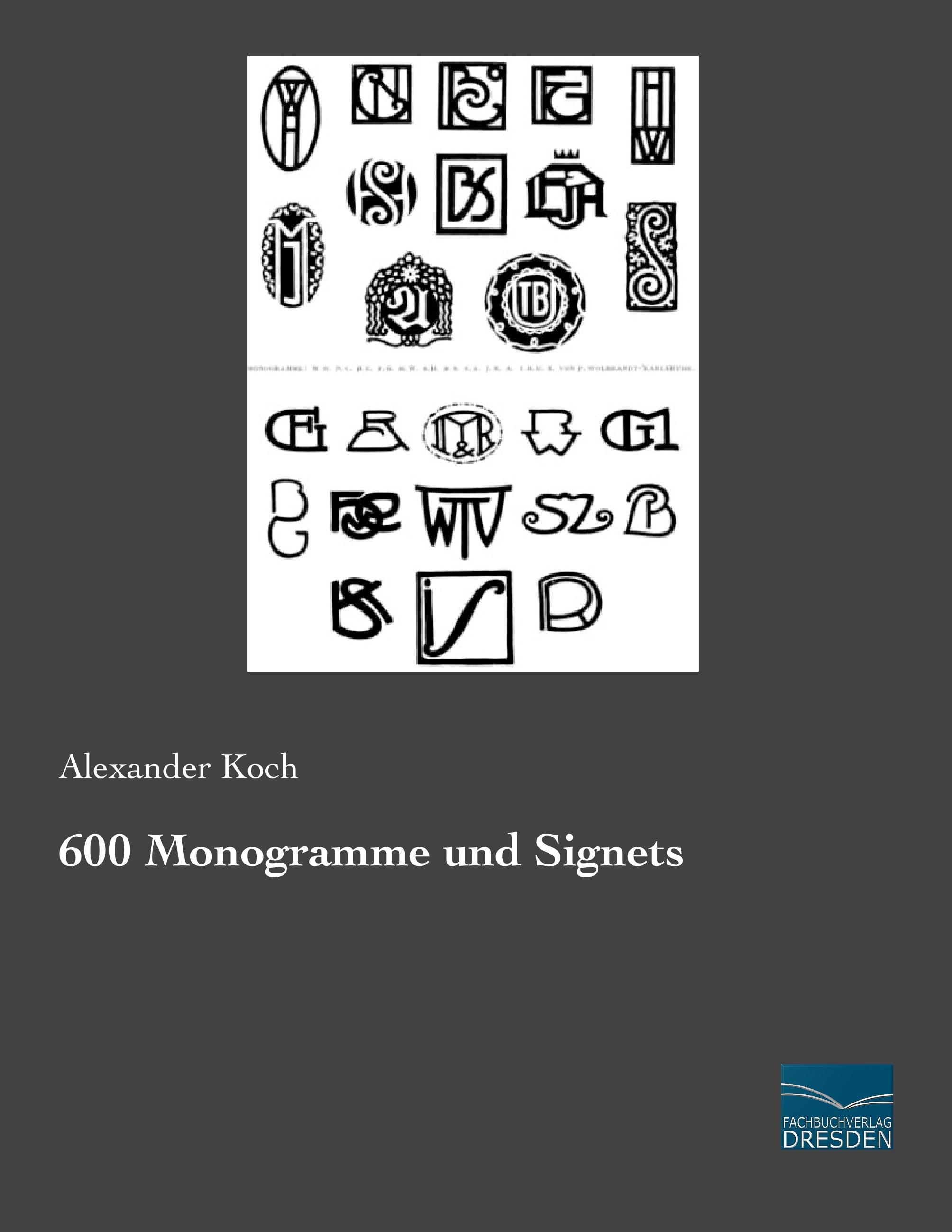 Vorderes Coverbild 600 Monogramme und Signets