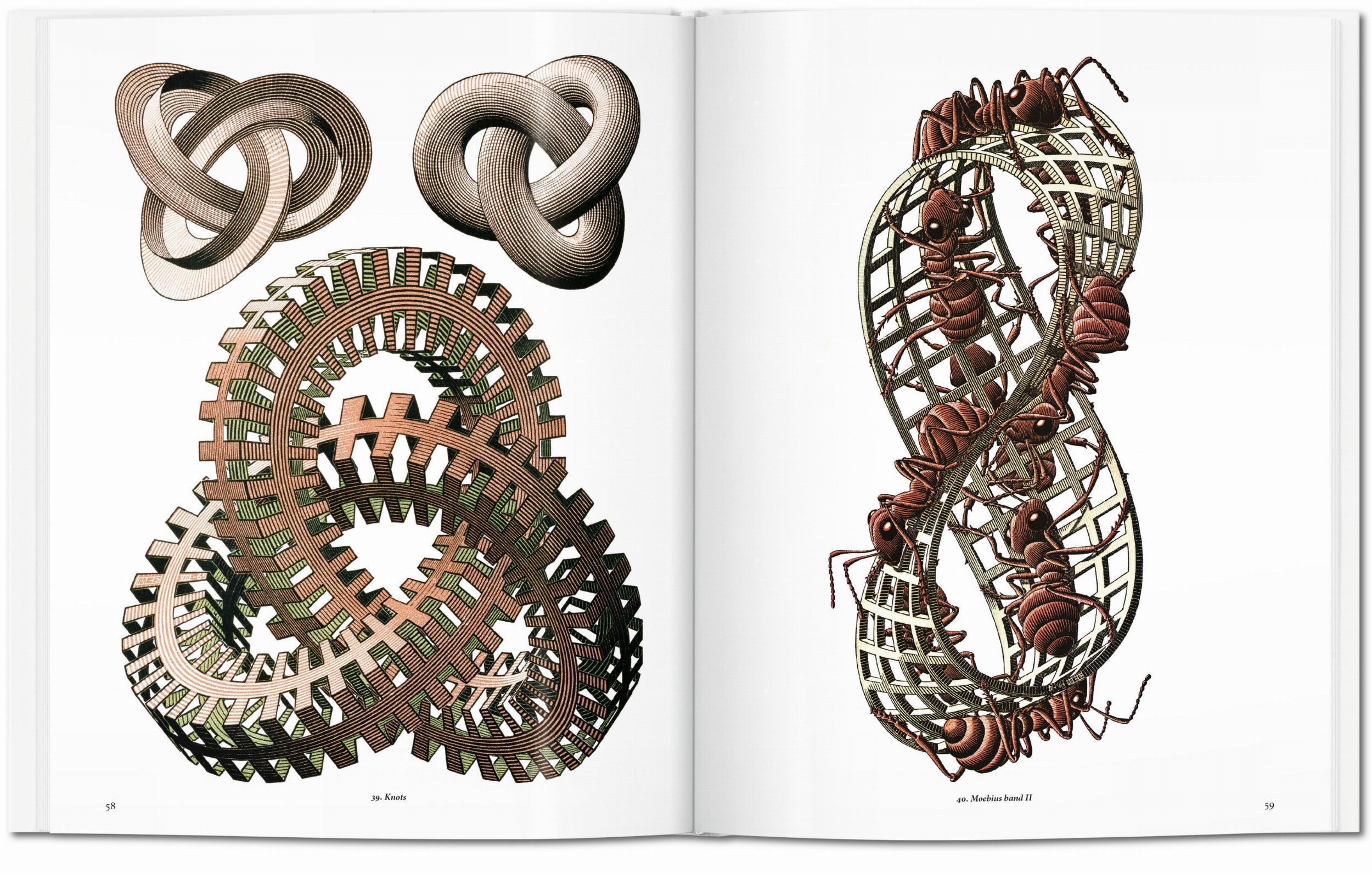 Beispielinhalt (Bild) M. C. Escher. Grafik und Zeichnungen