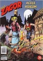 Vorderes Coverbild Yeni Zagor Sayi 74 Acele Hüküm