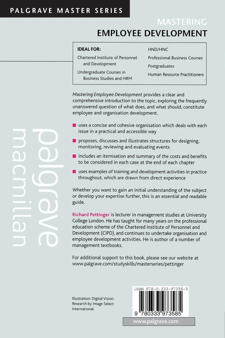 Rückseitencover Mastering Employee Development