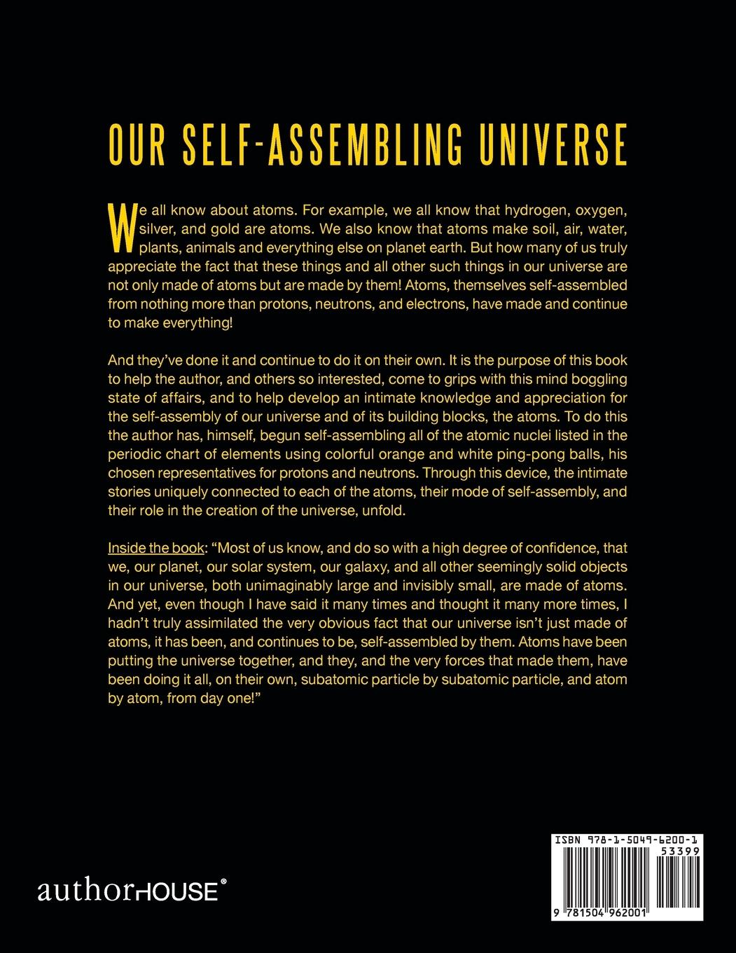 Rückseitencover Our Self-Assembling Universe