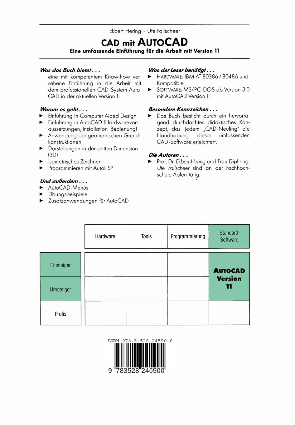 Rückseitencover CAD mit AutoCAD