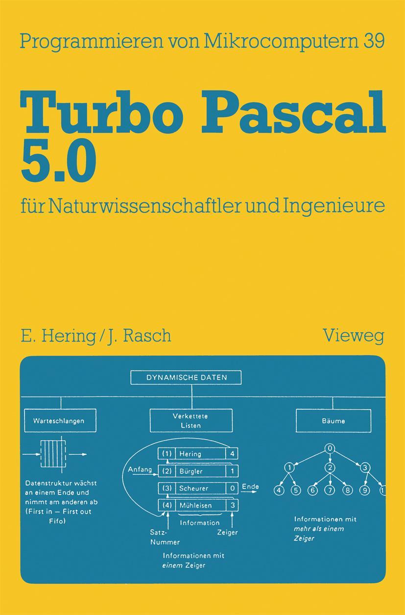Vorderes Coverbild Turbo Pascal 5.0 für Naturwissenschaftler und Ingenieure