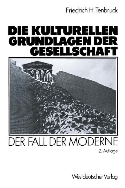 Vorderes Coverbild Die kulturellen Grundlagen der Gesellschaft